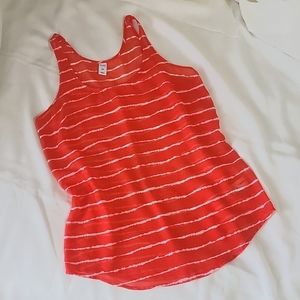 Old Navy Red and White Top - Size S/P